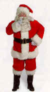 #9191 SANTA CLAUS SUIT WITH ZIPPER IN COAT